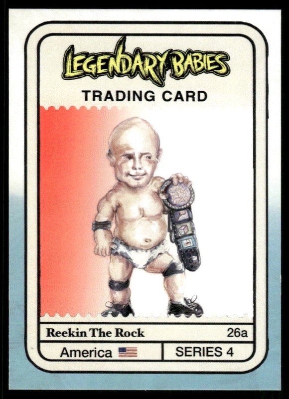 Reekin the Rock Dwayne Johnson 2026 Legendary Babies Card #26 (NM) view 1