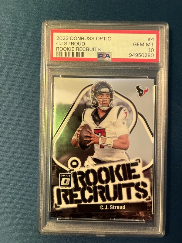 2023 DONRUSS OPTIC CJ STROUD ROOKIE RECRUITS PSA 10