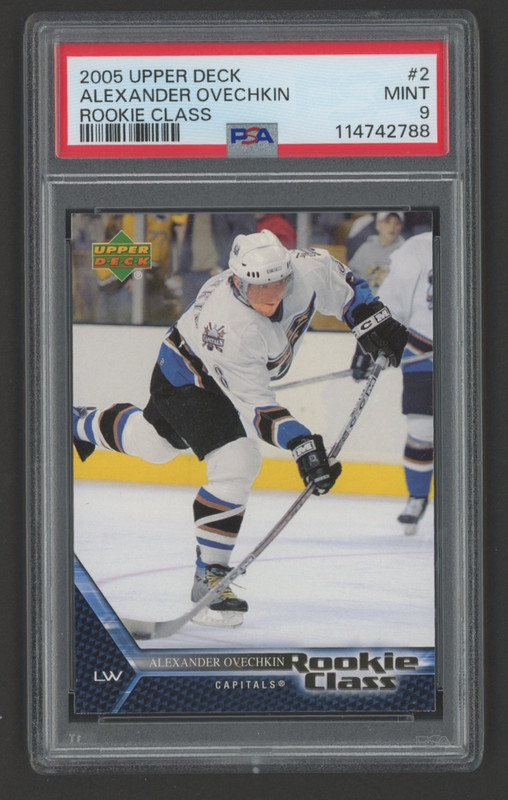 2005 Upper Deck #2 ALEX OVECHKIN ROOKIE CLASS PSA 9 MINT "New to the Hobby"