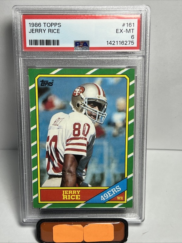1986 Topps Jerry Rice PSA 6