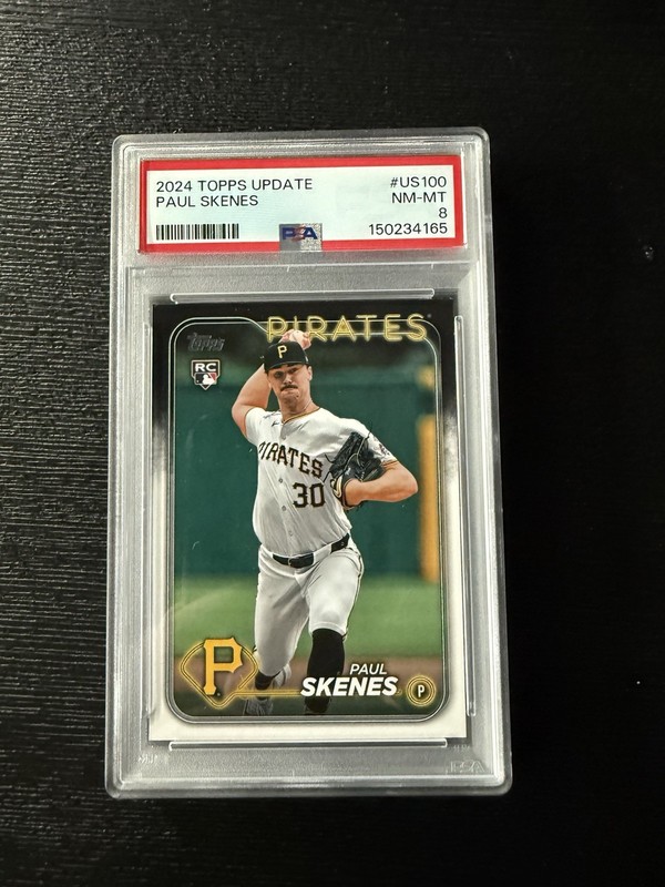 2024 Topps Update Series - Paul Skenes Rookie PSA 8