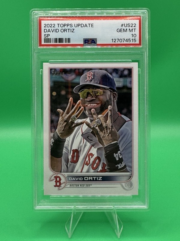 2022 Topps Update David Ortiz SP PSA 10 #US22 Red Sox