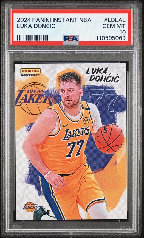 2024 PANINI INSTANT NBA #LDLAL LUKA DONCIC PSA 10