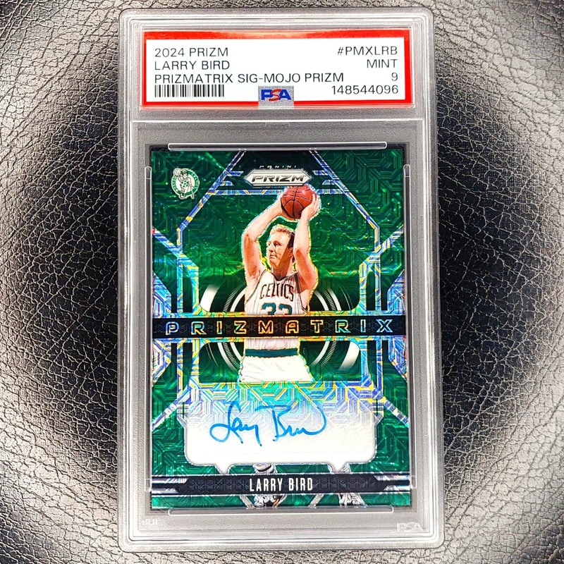 LARRY BIRD /25 Primatrix MOJO Auto PSA 9 MINT 2024-25 Prizm Basketball CELTICS