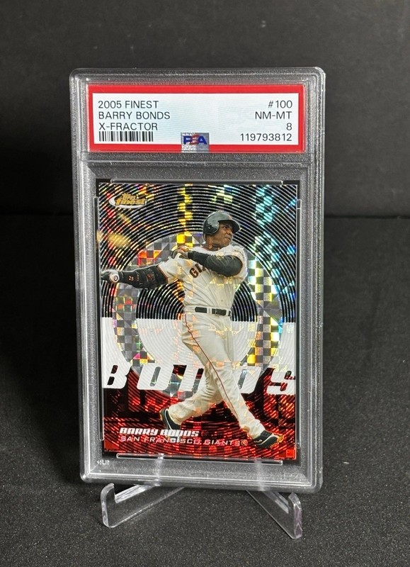 2005 Topps Finest - Barry Bonds Refractor X-Fractor SSP/250 PSA Looks Flawless💎