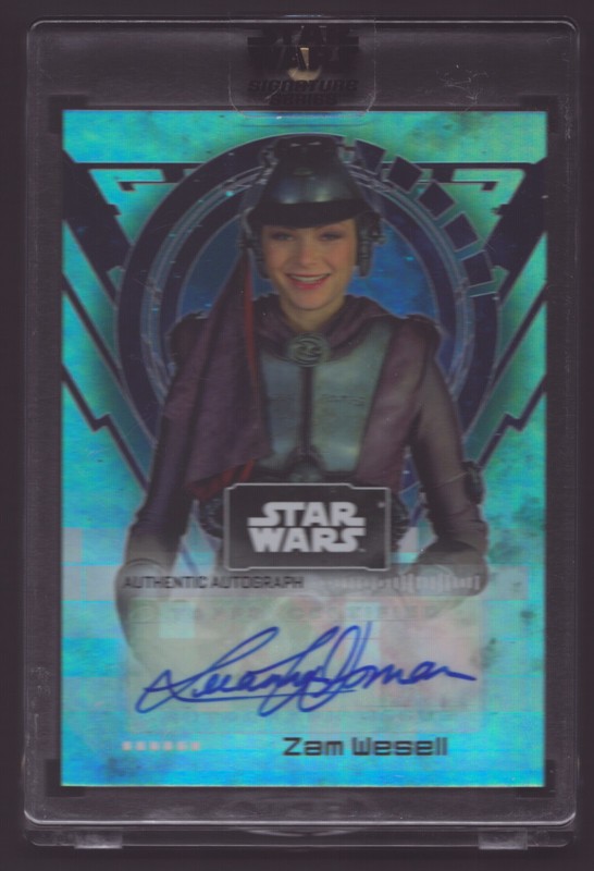 Zam Wesell Leeanna Walsman 2022 Star Wars Topps Signature Series Autograph Auto