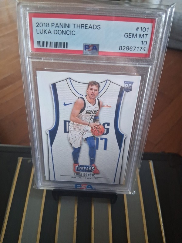 2018 paninni Threads Luka Doncic Rookie Psa 10  🔥
