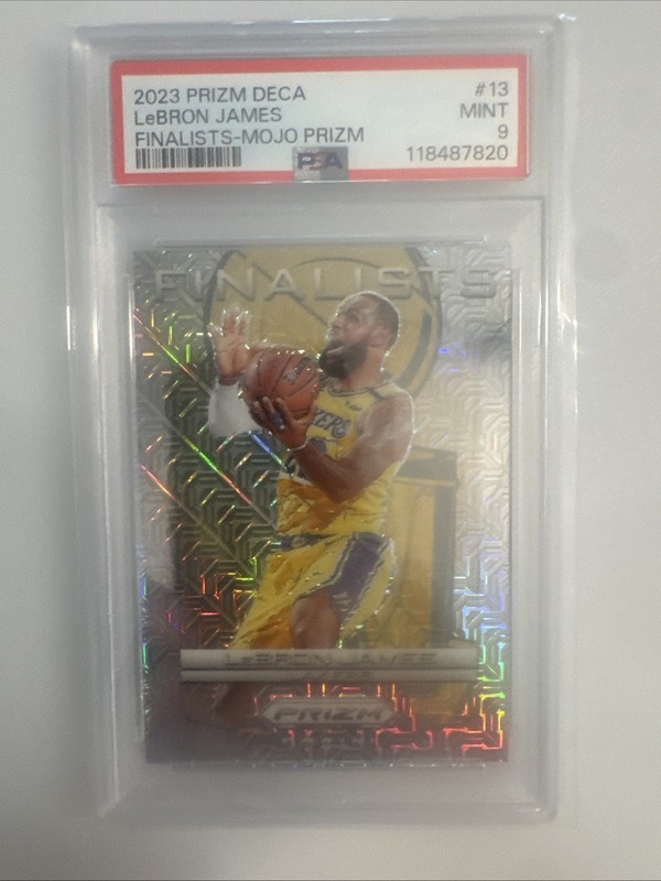 LeBron James 2023-24 Prizm Deca Finalists /25 Mojo Prizm #13