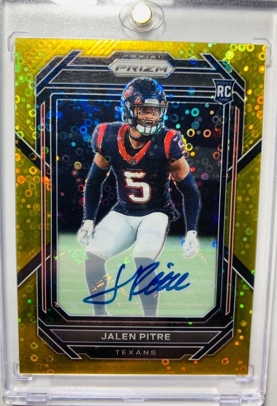2022 Jalen Pitre Panini Prizm No Huddle GOLD #/10 Rookie Auto