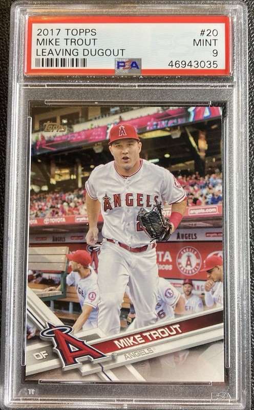 2017 Topps MIKE TROUT #20 PSA 9 MINT