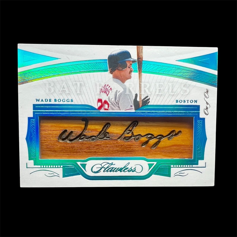 2020 Flawless Wade Boggs Bat Barrels Auto 1/1 Red Sox HOF 🔥