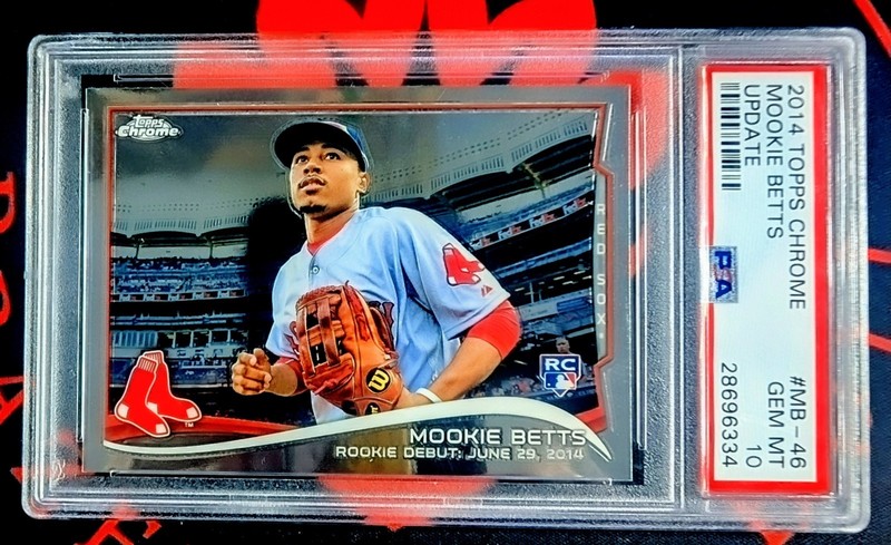 2014 Topps Chrome Update Mookie Betts #MB-46 RC Rookie PSA 10 GEM MINT