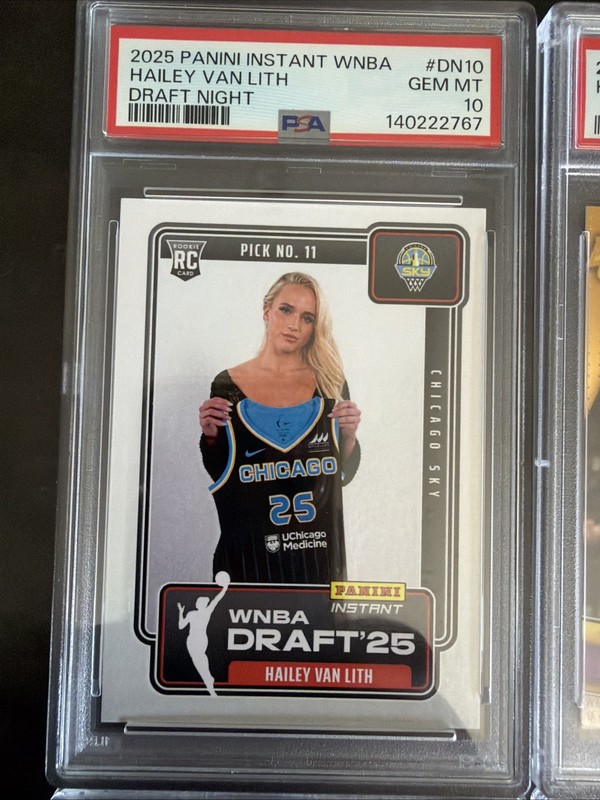 *HUGE* 5 Card PSA 10 Graded + More  WNBA Hailey Van Lith LSU TIGERS CHICAGO SKY view 2