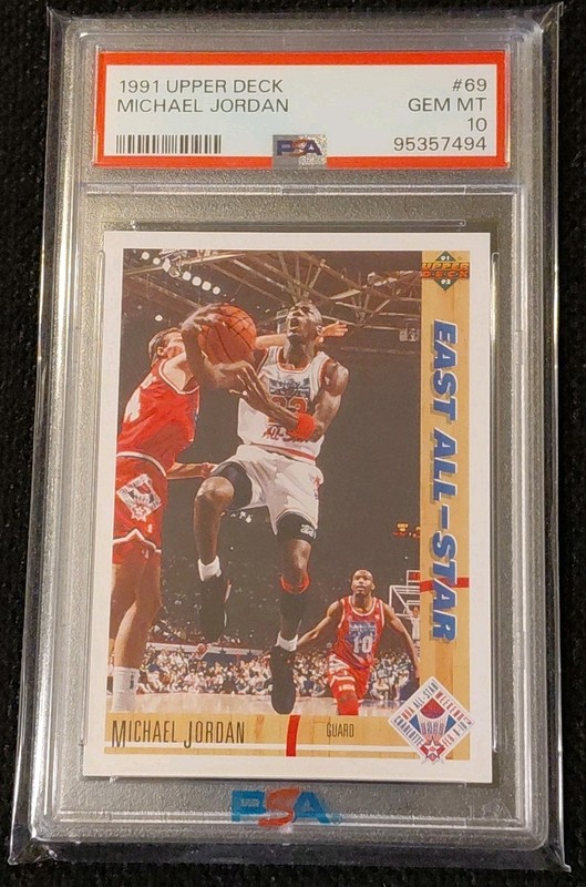1991-92 Upper Deck #69 Michael Jordan PSA 10 GEM MINT