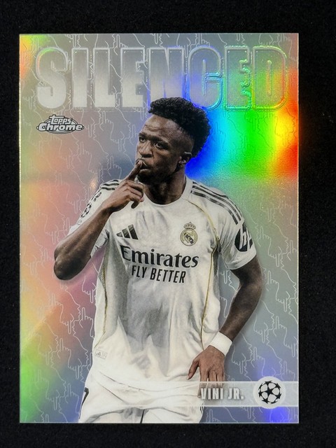 Vinicius Jr Silenced #SHH-8 2025-26 Topps Chrome UEFA Real Madrid