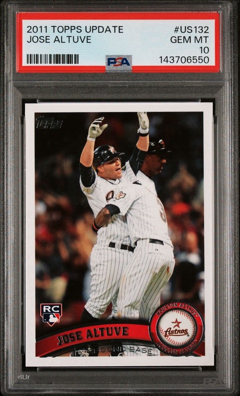 2011 Topps Update Jose Altuve Rookie #US132 PSA 10