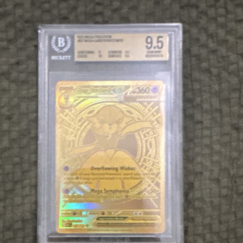 2016 Pokemon Mega Evolution #107 Mega Gardevoir EX Holo Full Art BGS 9.5