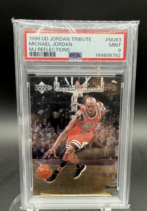 1999 Upper Deck Tribute Michael Jordan PSA 9, “MJ Reflections” #MJ63