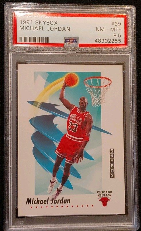 1991-92 Skybox Michael Jordan #39 PSA 8.5 Near Mint Bulls HOF Goat HOF