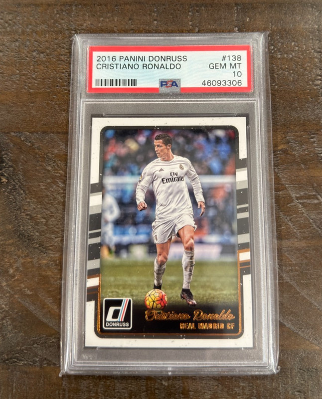 2016 Panini Donruss Cristiano Ronaldo PSA 10 #138 Portugal