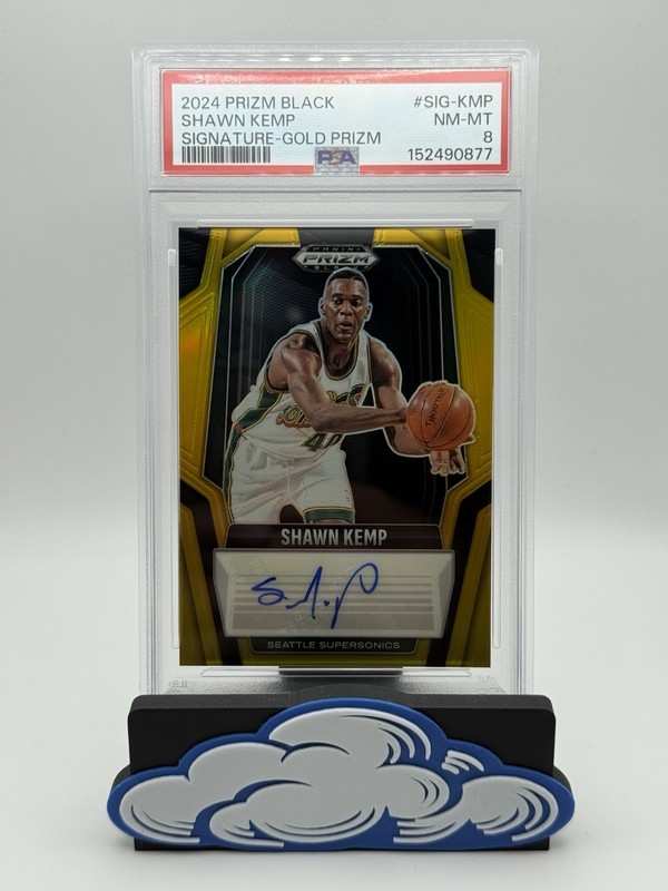 2024 Prizm Black - Shawn Kemp - Legends True Gold /10 - Auto - Pop 1