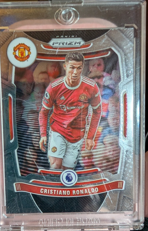 2021-22 Panini Prizm Premier League Silver Prizm Cristiano Ronaldo #283