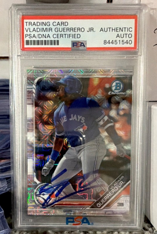 Bowman Chrome Vladimir Guerrero Jr. Autograph PSA BCP-1 84451540