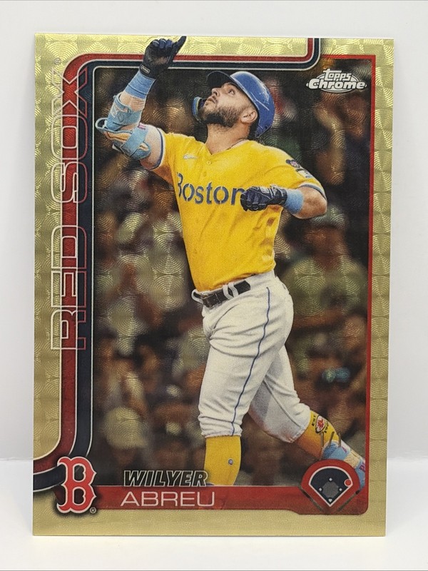 2025 Topps Chrome Update Wilyer Abreu #USC118 Superfractor #1/1 Red Sox SP SSP