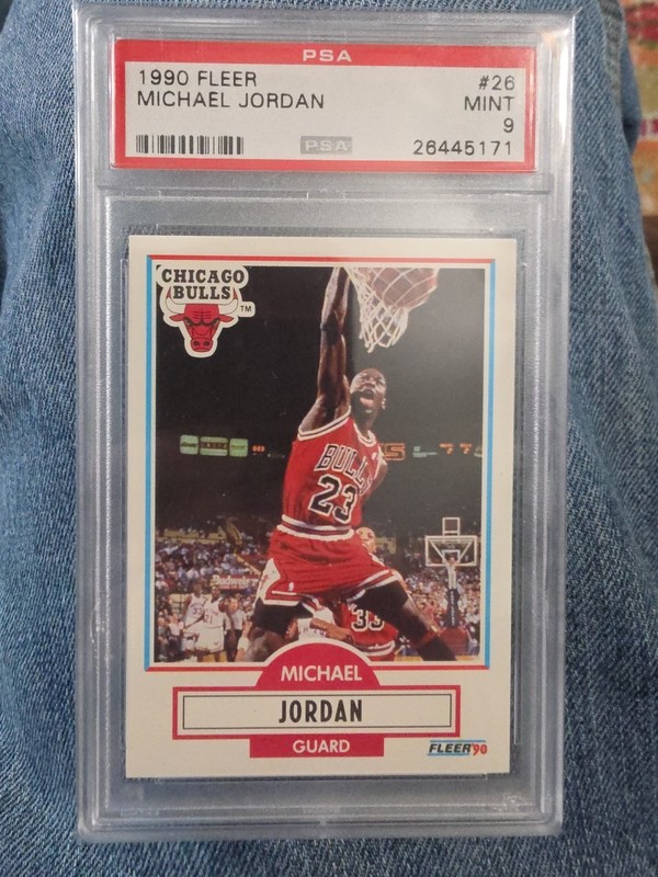 1990 Fleer 26 Michael Jordan PSA 9 