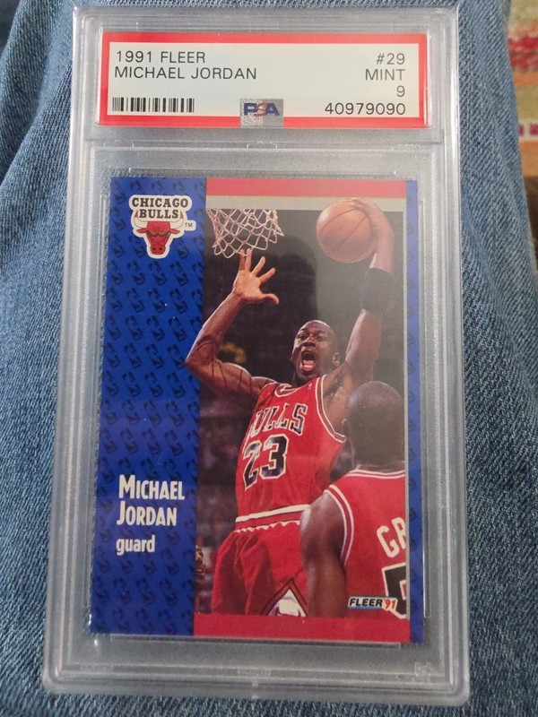 1991 FLEER #29 MICHAEL JORDAN PSA 9