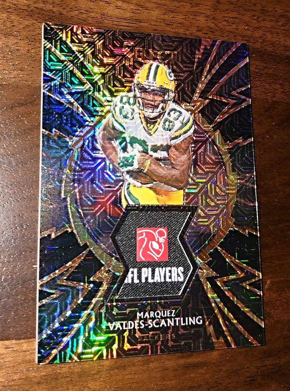 2019 Select Marquez Valdes Scantling 1/1 Laundry Tag Mojo Prizm Chiefs Logoman