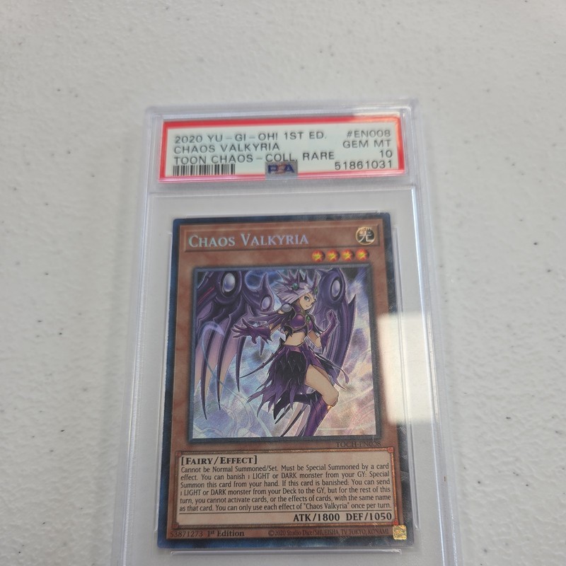 PSA 10 Chaos Valkyria Collector's Rare 1st Edition TOCH-EN008 Yu-Gi-Oh! CR