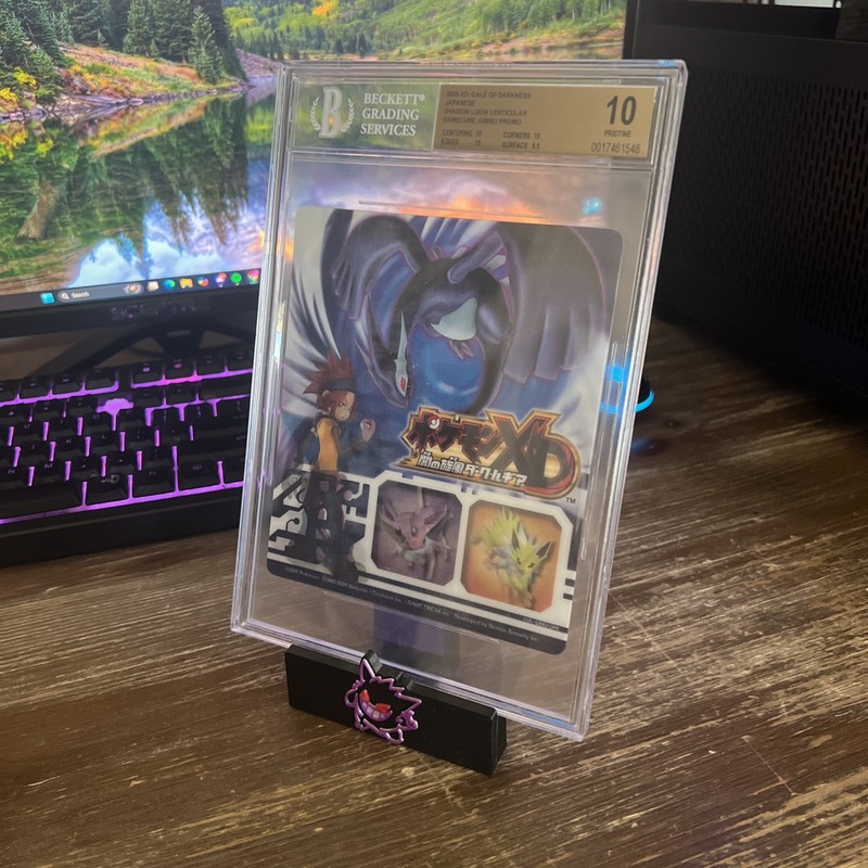 BGS 10 Shadow Lugia Japanese XD Gale of Darkness Lenticular Promo Pokemon Eevee