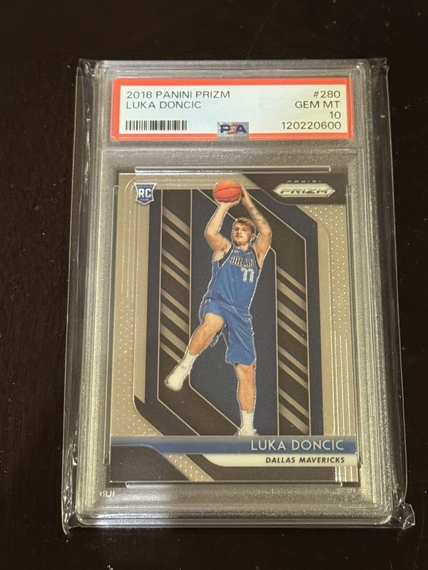2018-19 Panini Prizm Luka Doncic Rookie RC #280 PSA 10 GEM MINT Dallas Mavericks