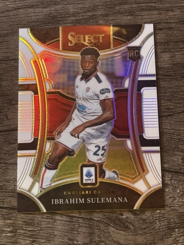 2023/24 Panini Select Serie A - Ibrahim Sulemana White Prizm /15 Rc Rookie