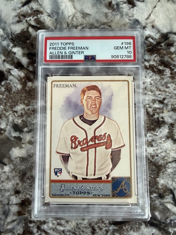 2011 Topps Allen & Ginter's - Freddie Freeman #198 PSA 10