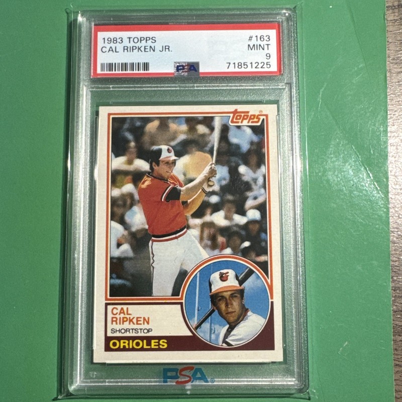 1983 Topps Baseball Cal Ripken Jr ORIOLES #163 PSA 9