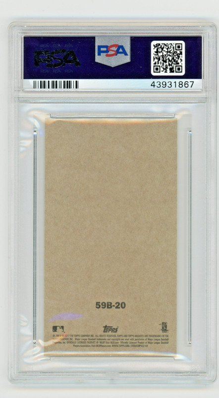 2017 Mike Trout Topps Archives 1959 Bazooka #59B-20 Gem Mint PSA 10 view 2