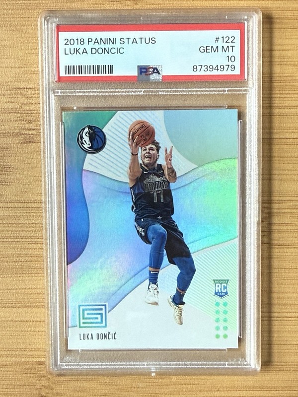 Luka Doncic 🏀 2018-19 Panini Status RC #122 🔥 PSA 10 Gem Mint
