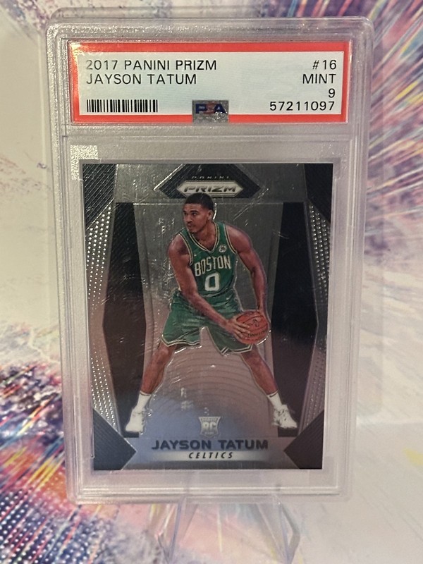 2017-18 Panini Prizm - Jayson Tatum #16 (RC) PSA 9