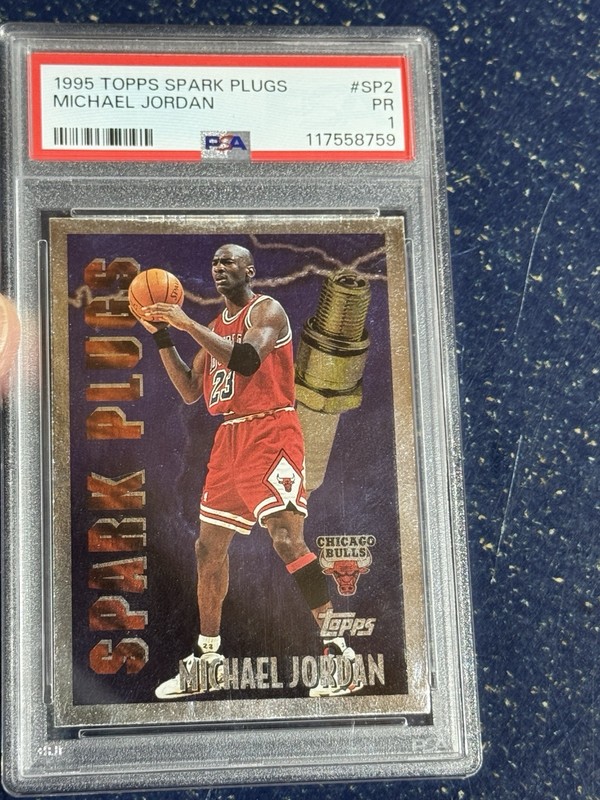 1995 Topps Spark Plugs Michael Jordan  POP 1 ONLY LADDER BUILD POSSIBLE!