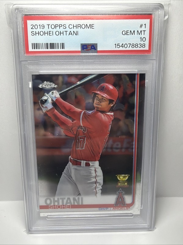 2019 Topps Chrome Shohei Ohtani Rookie Cup #1 PSA 10 Gem Mint