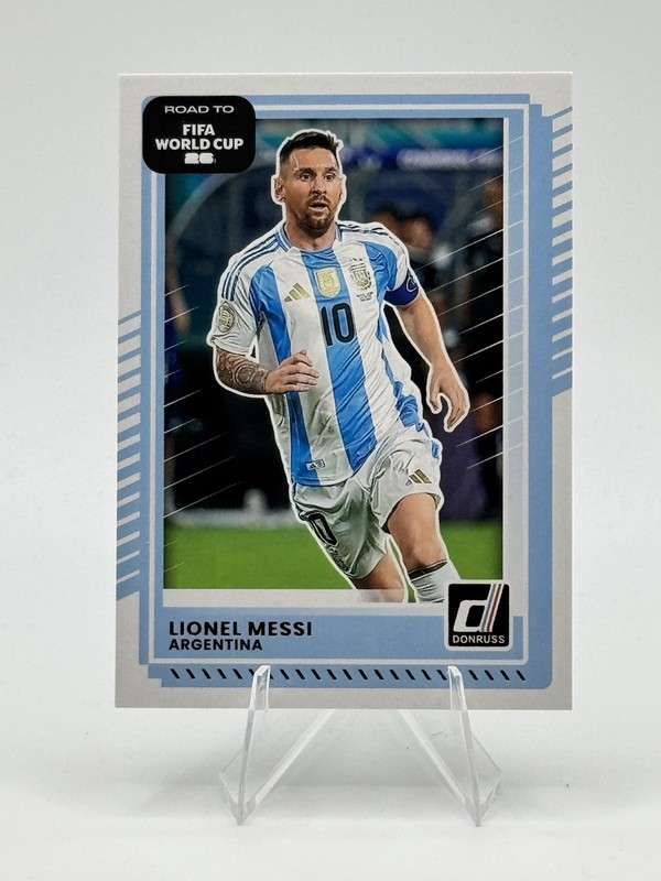 Lionel Messi 2025-26 Panini Donruss Road to the World Cup 26 #154 BASE Argentina