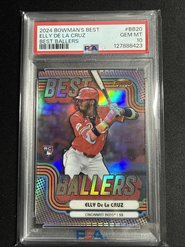2024 Bowman's Best Elly De La Cruz Best Ballers Rookie PSA 10