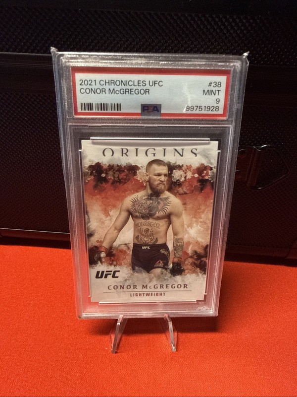 2021 Panini Chronicles Orgins UFC Conor Mcgregor Card #38 PSA 9