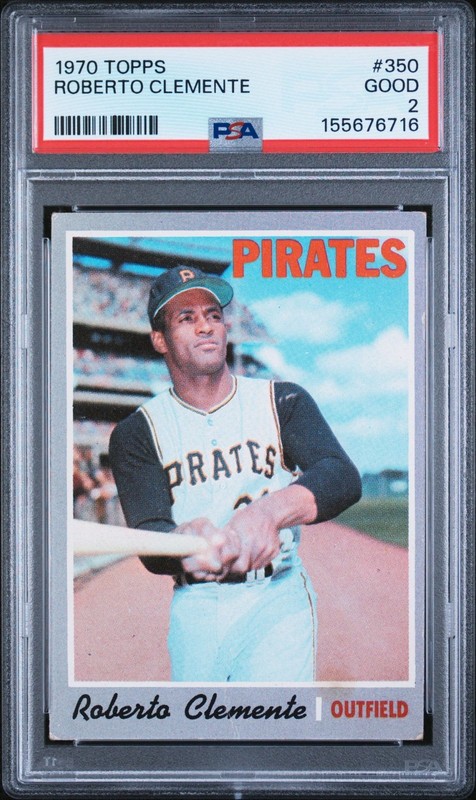 1970 Topps Roberto Clemente #350 Base PSA 2