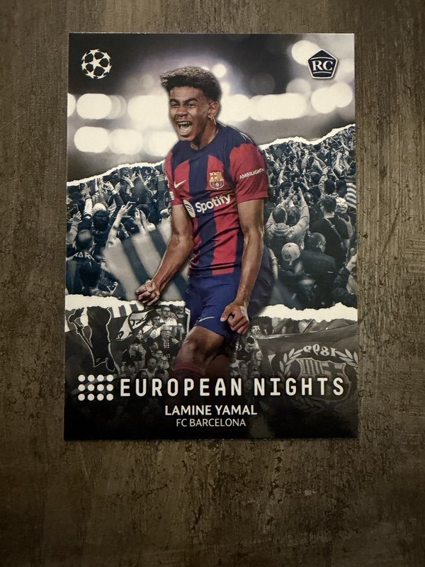 2023-24 Topps UEFA Club Competitions - European Nights Lamine Yamal #EN-10 (RC)