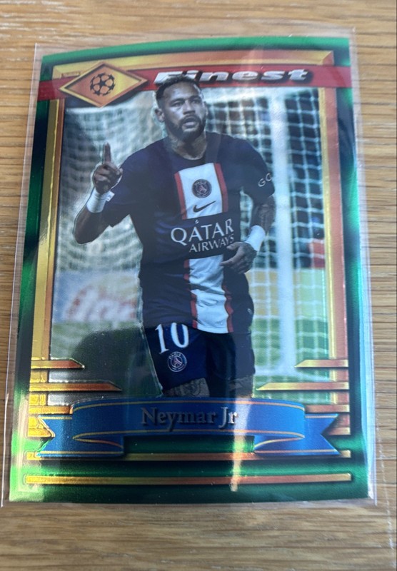2022-23 Topps Finest Flashbacks UEFA - Neymar Jr #80