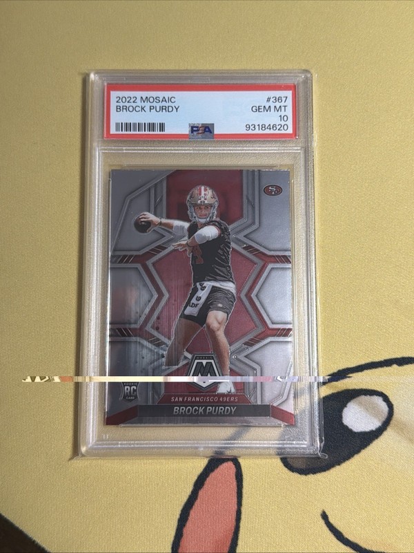 2022 Panini Mosaic Brock Purdy Rookie Card PSA 10 GEM MINT 49ers