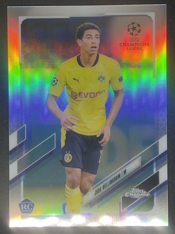 2021 Topps Chrome Champions League JUDE BELLINGHAM Refractor RC
